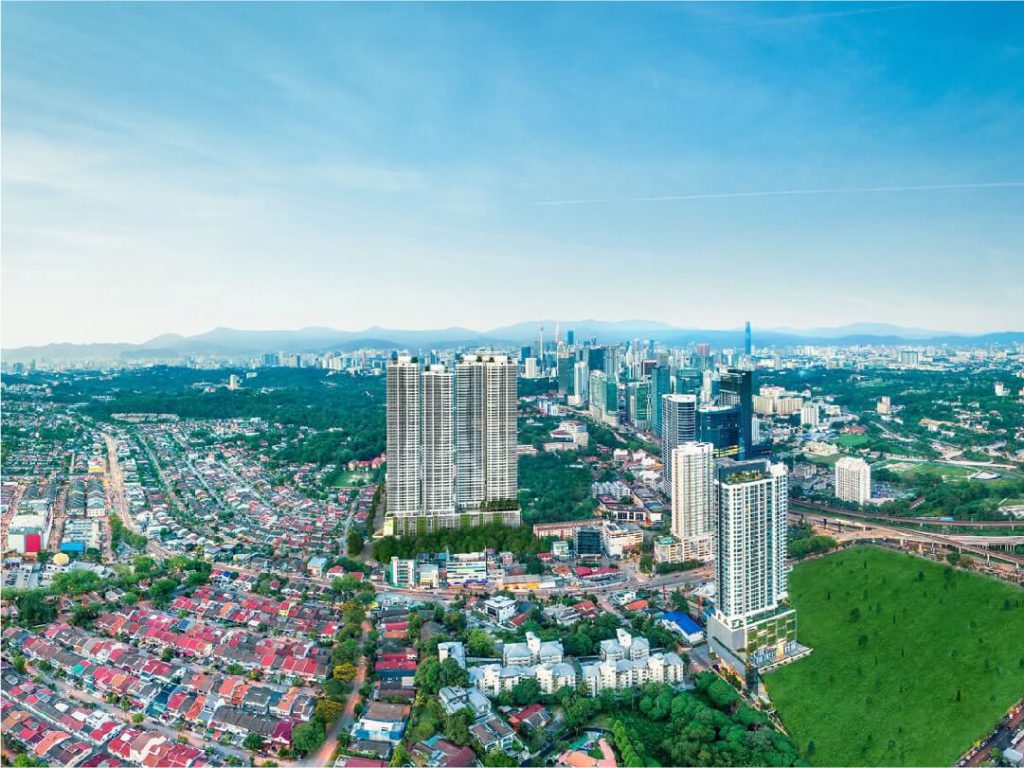 Bangsar Hill Park Aerial Day